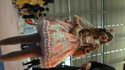 アニメイベントの会場でロリータファッション女子を逆さ撮りパンティ隠し撮りｗｗｗ【パンチラ・コスプレ・盗撮】の画像