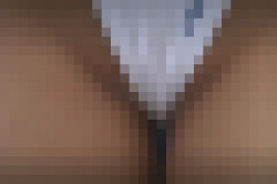 ハイレグ水着のレースクイーンのハミマン気味の股間を望遠隠し撮りの画像
