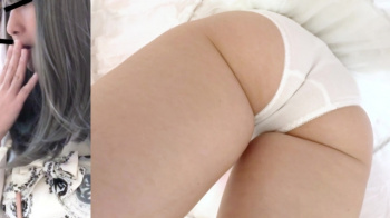 【upskirt1682逆さ撮り】ツルンツルンのプリケツに食い込む白Pがエロすぎるロリータコスの2人組の画像