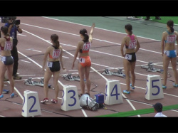 【屋外盗撮動画】2017年の陸上日本選手権の女子100m決勝のファイナリストのブルマ尻を一望出来るアングルで撮影！の画像