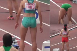 《高画質》盗撮【アスリート女子】～「陸上女子400Mハードル」日本選手権U20～　※決して「性的」な目で見ないで下さいね～の画像