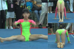 《高画質》盗撮【アスリート女子】～中国の「体操JS女子」選手の演技～　※決して「性的」な目で見ないで下さいね～の画像