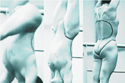 《赤外線カメラ》盗撮【アスリート女子】～「飛び板女子」選手の「競泳水着」～「乳首」「マン毛・マンスジ」が透けて見えるの画像