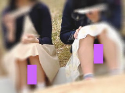 【盗撮動画】公園に行ったらＣ３っぽい女の子たちがダブルパンチらでお出迎えしてくれますた♪の画像