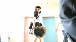 JK文化祭で追っかけ背後からパンチラ撮影！校内で撮られた貴重な女子高生の生下着撮影画像集( ◠‿◠ )の画像