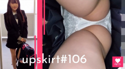 【upskirt#106】美少女JKの登校時を狙ってエレベーター内で逆さ撮りの画像