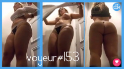 【voyeur#153】ドスケベボディの外国人美人お姉さんの試着室盗撮動画の画像