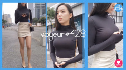 【voyeur#428】全てのシーンが絵になってしまう、美人すぎるエロボディ中華系の街撮りの画像