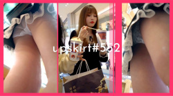 【upskirt#552】台湾美女の透け白P逆さ撮り動画の画像