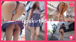 【upskirt#643】エロい服装のお姉さんの水色T逆さ撮りの画像