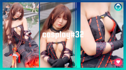 【cosplay#32】美人コスプレイヤーの美乳胸チラの画像