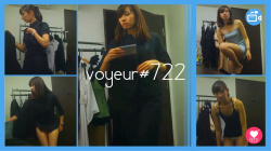 【voyeur#722】美人OLの着替え盗撮動画の画像