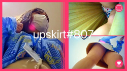 【upskirt#807】デカシャツミニスカのムチムチ太ももエロカワ店員逆さ撮りの画像