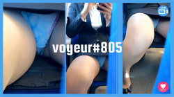 【voyeur#805】新幹線の後ろの座席に座るOLの柄P盗撮の画像