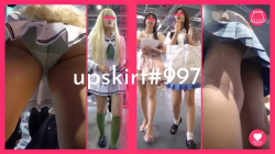 【upskirt#997】海外サブカルイベントでのコスプレ女子逆さ撮り集の画像