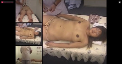 童顔ロリギャルの鍼灸院マッサージの施術の様子を盗撮の画像